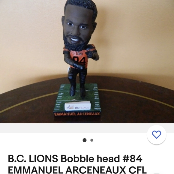 LOT BC Lion's CFL bobble heads - Picture 12 of 14
